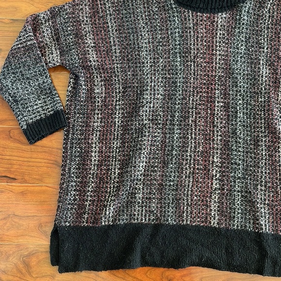 COPY - Pure Jill Knit Three Quarter Length Sleeve Cowl Neck Oversized Sweater - Picture 3 of 11